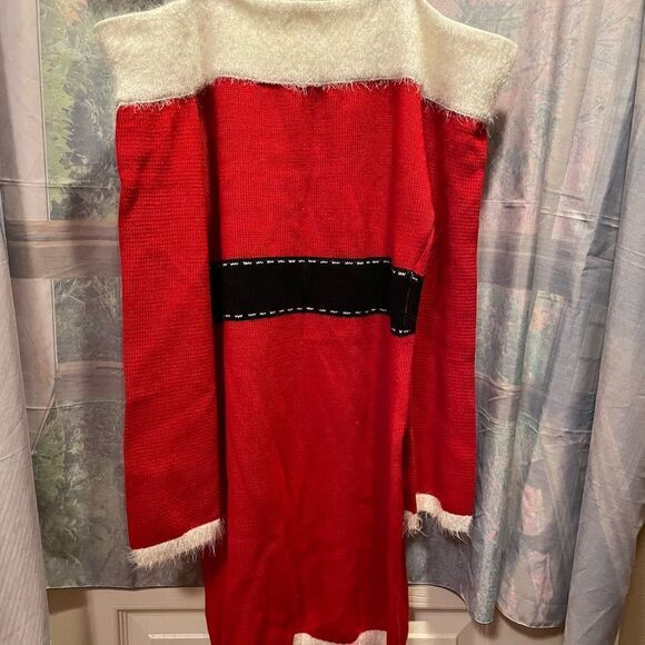 Xhilaration Woman’s Soft Sext Off The Shoulder Christmas Dress L - Picture 8 of 15